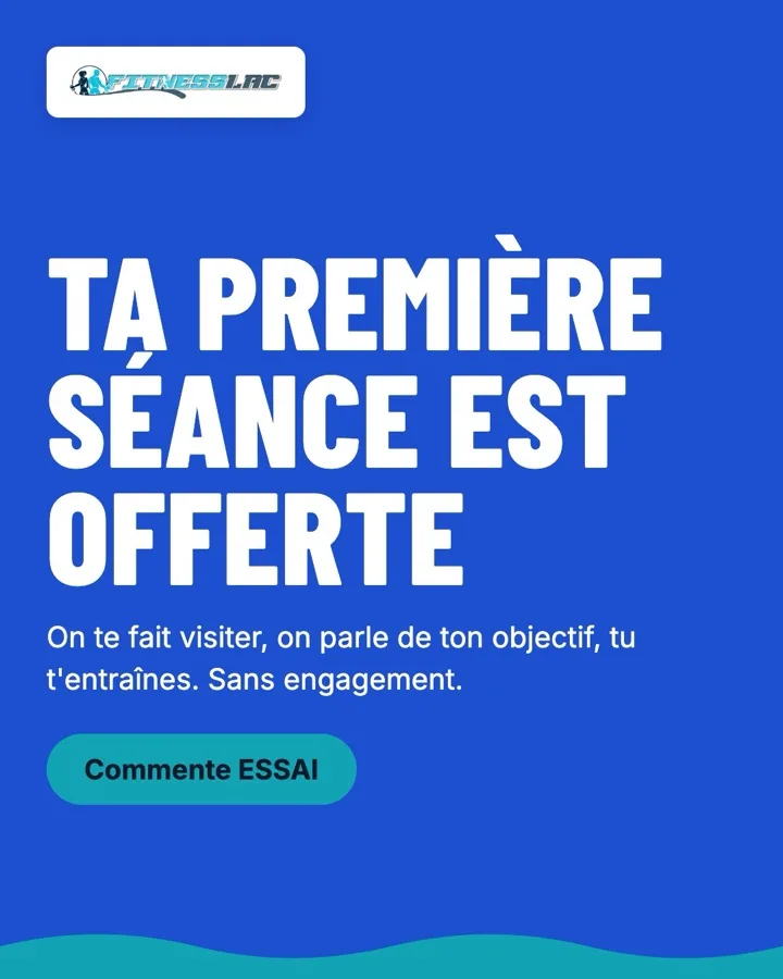 Ta première séance est offerte.
