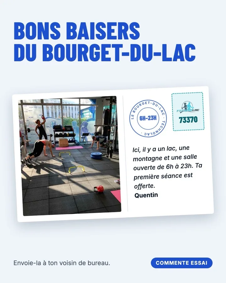 Bons baisers du Bourget-du-Lac.