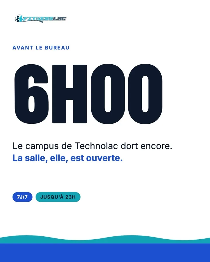 Gabarit de publication : « 6h00 ».