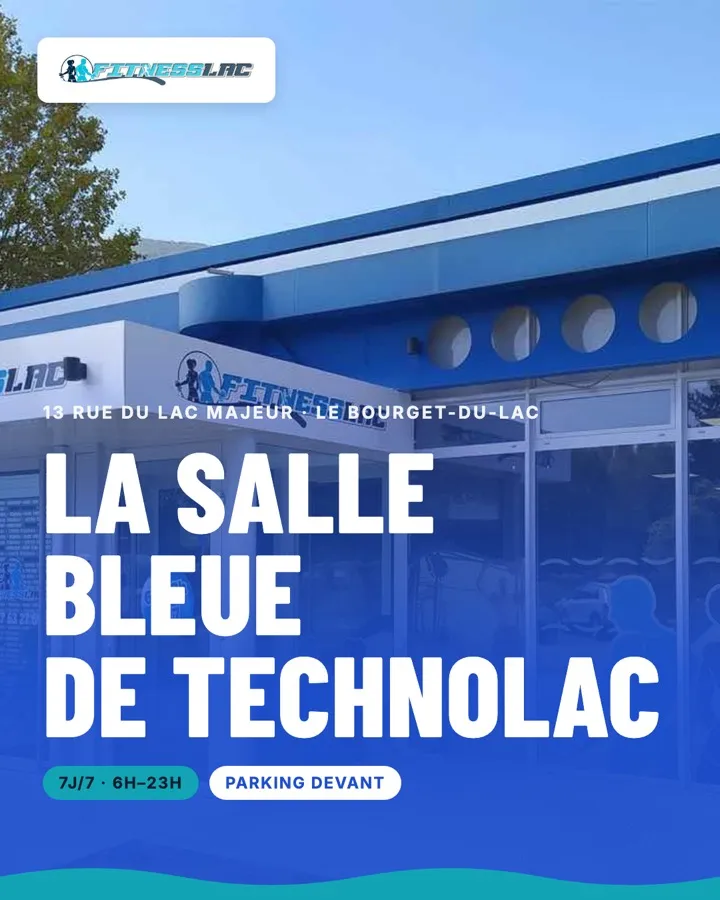 Après : la publication « La salle bleue de Technolac » construite avec les gabarits.